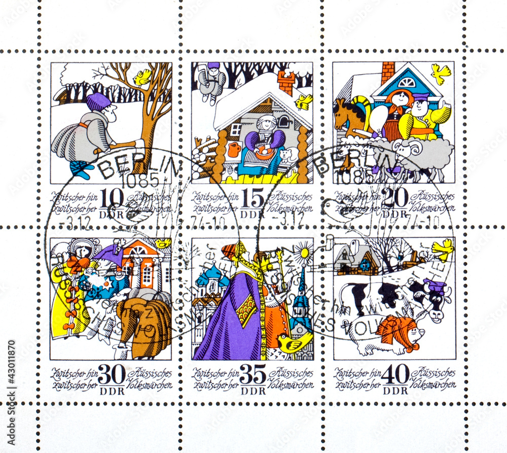 Obraz premium German postage stamps
