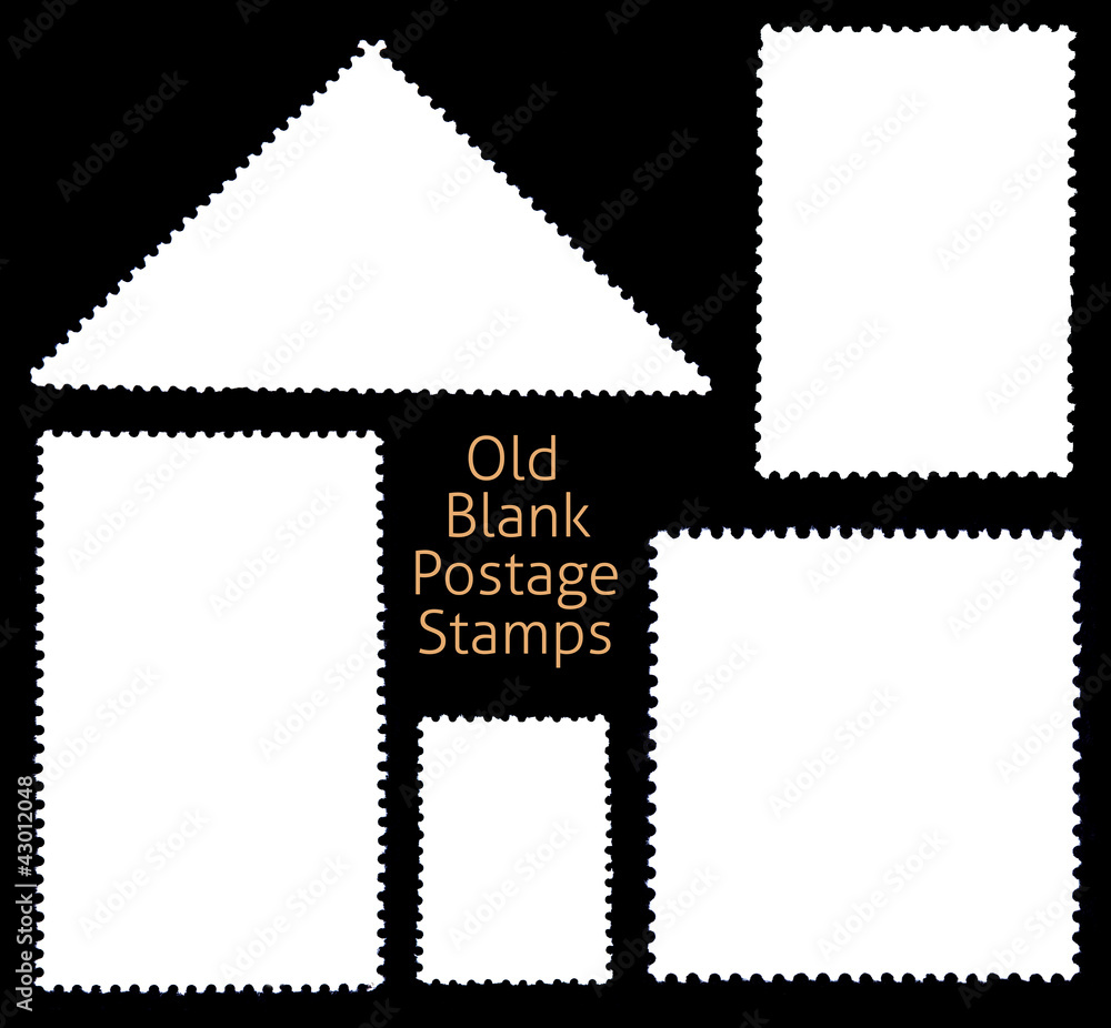 Blanks Postage Stamp