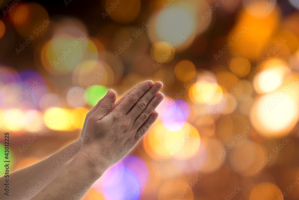 Obraz premium Praying gesture