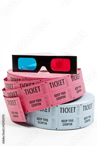 3D Glasses and Movie Tickets