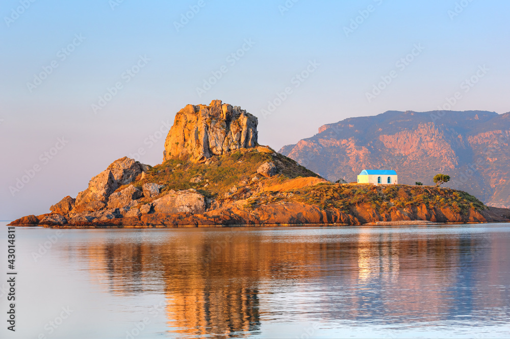 Little island Kastri near Kos, Greece