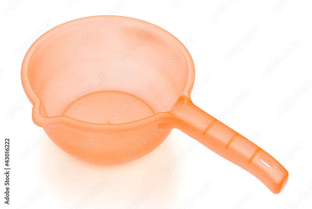 pink water scoop with clipping path pink water scoop with clipping path