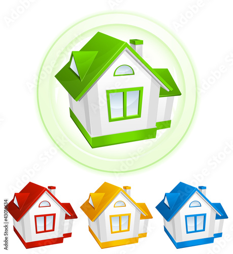Color models of house