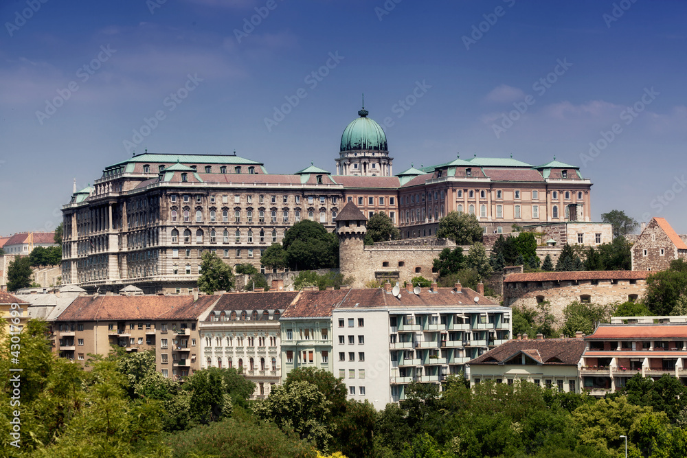 Europe, Hungary, Budapest, Castle Hill and Castle