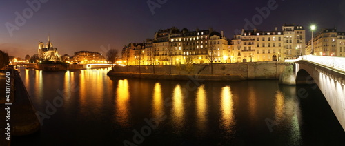 Romantic night scene at Paris #43017670