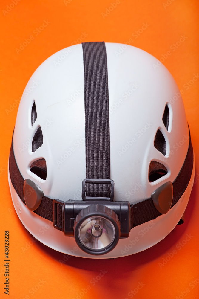 Fototapeta premium casco per speleologi