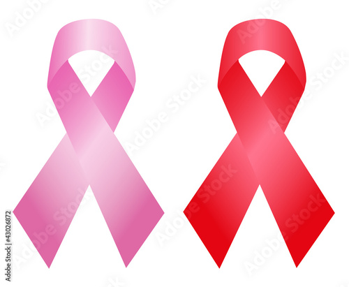 cancer and aids awareness ribbon