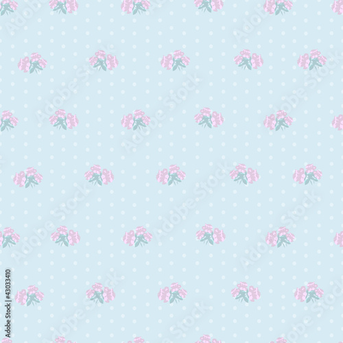 small roses seamless pattern