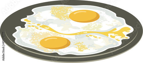 Fried eggs