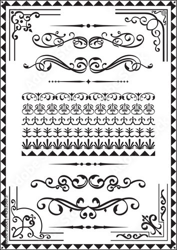 Set of design elements