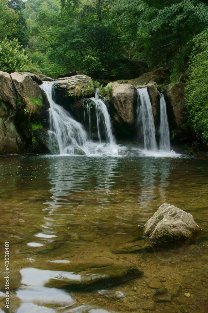 Deep forest waterfall Deep forest waterfall