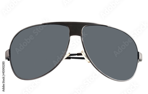 Black sunglasses with gray glasses.