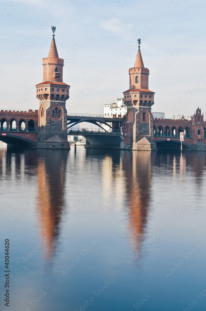 The Oberbaumbrucke bridge at Berlin, Germany