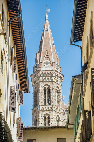 The Badia Fiorentina, an abbey and church at Florence, Italy © Anibal Trejo