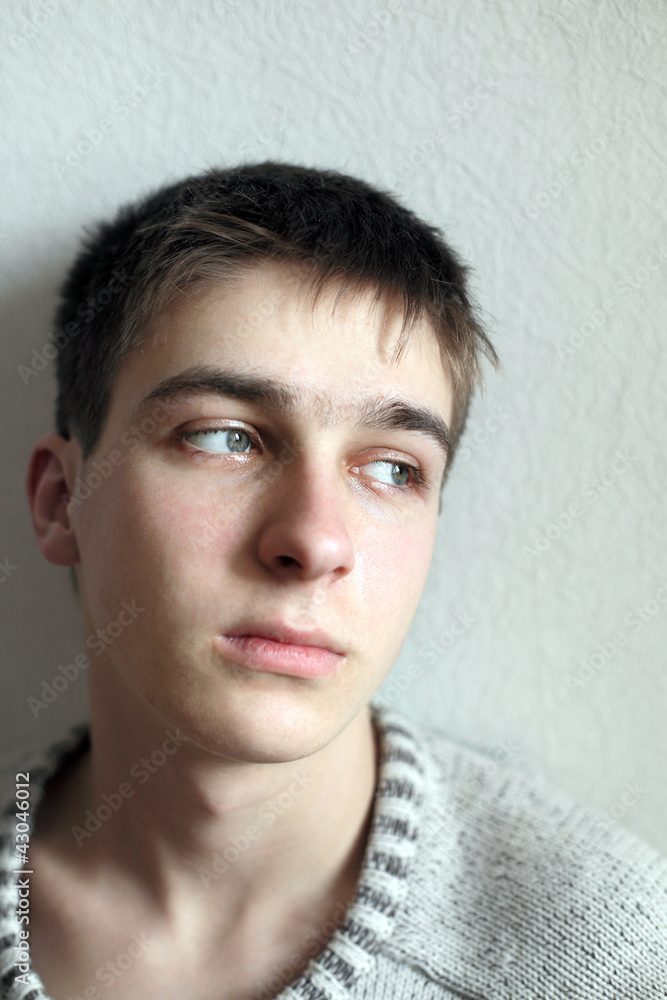 sad young man sad young man