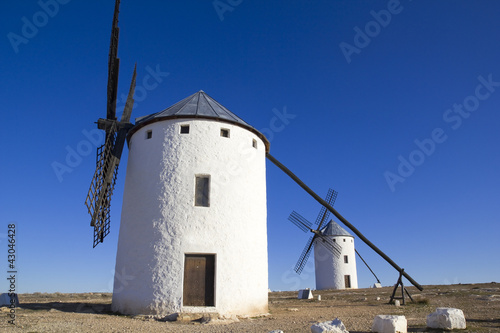 Castile-La Mancha, Spain. Windmills of Don Quixote