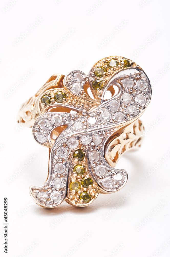 Fototapeta premium Golden Jewel Ring