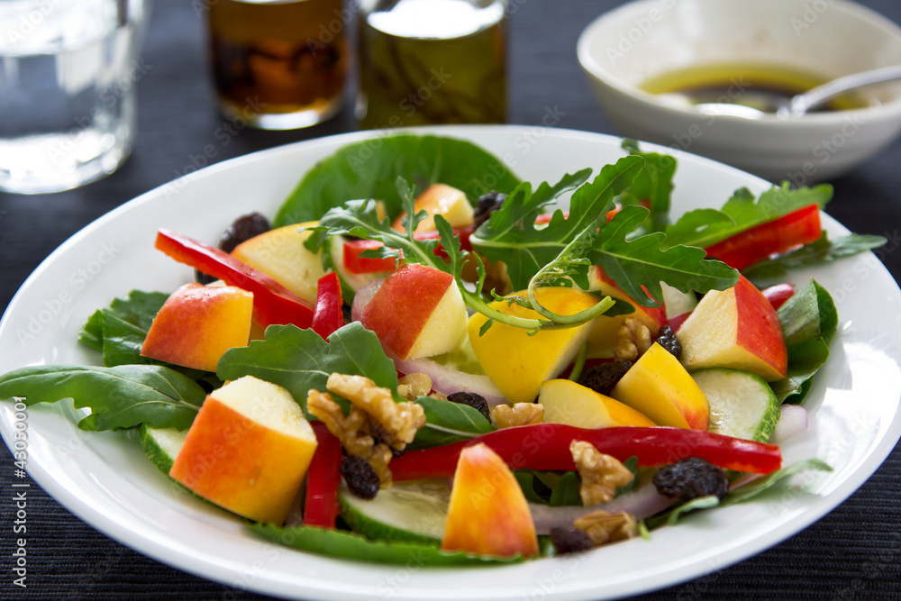 Apple,rocket and walnut salad Apple,rocket and walnut salad
