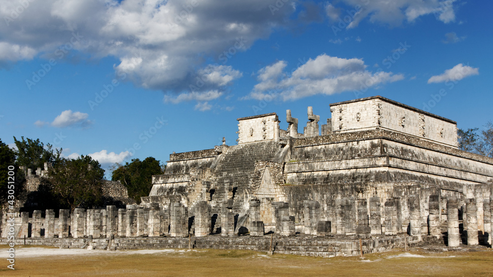 Temple of the Warriors at Chichen Itza Temple of the Warriors at Chichen Itza
