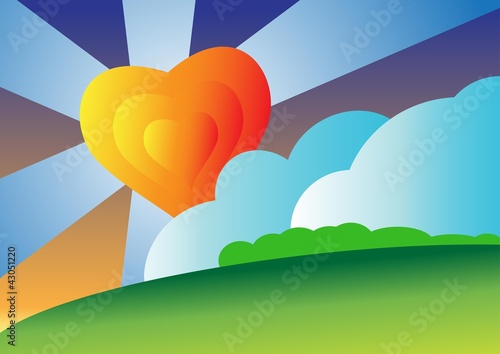 heart landscape