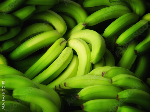 Green bananas