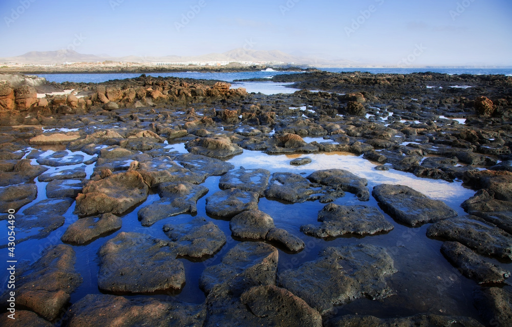 Low tide on the edge of El Cotillo, Fuerteventura Low tide on the edge of El Cotillo, Fuerteventura