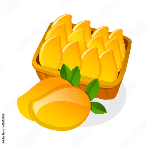 vector icon mango