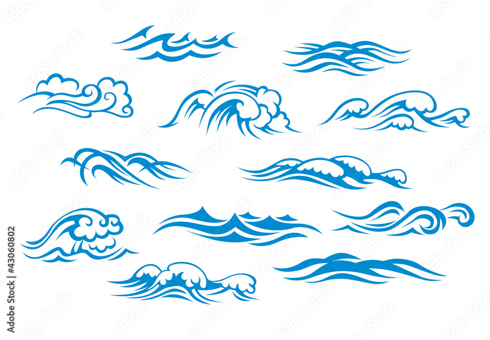 Ocean and sea waves Ocean and sea waves
