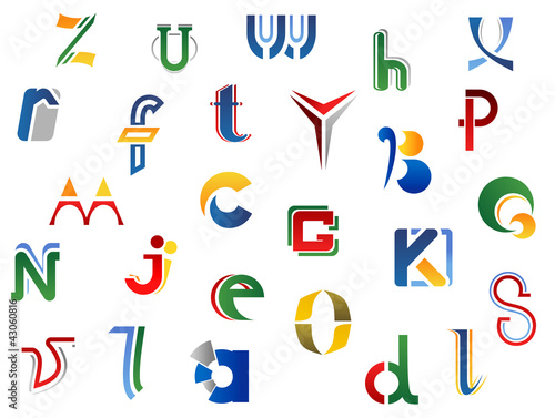Set of alphabet symbols