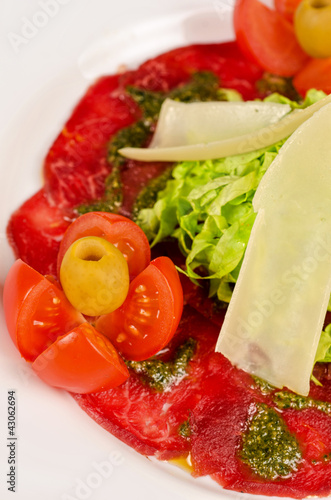 Meat carpaccio