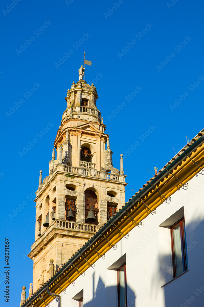 bell tower of cathedral,  Cordoba, Spain