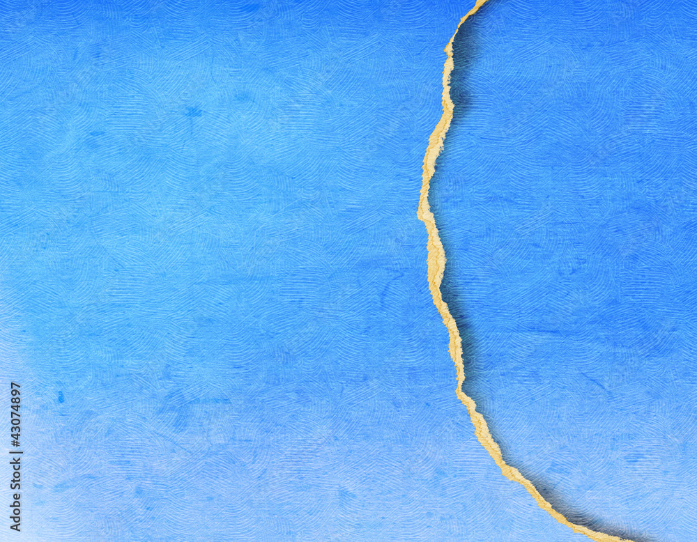 ฺBlue tear texture paper ฺBlue tear texture paper