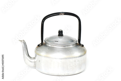 kettle on white background