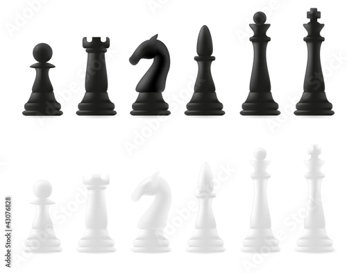 Wallpaper Mural chess pieces vector illustration Torontodigital.ca