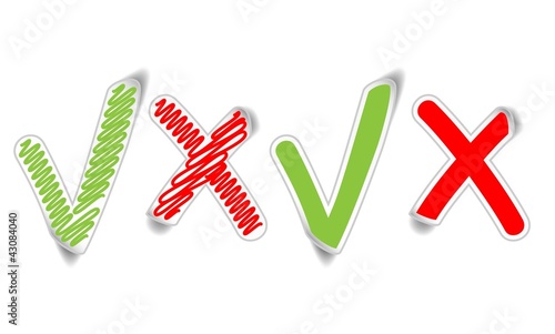 true false, icons, sign