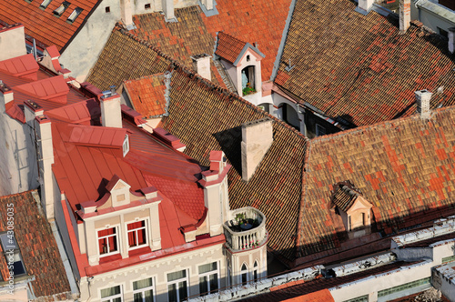 Bird s Eye View on the Vilnius, Lithuania photo