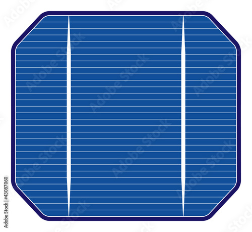 Solar cell, illustration of photovoltaic cell.