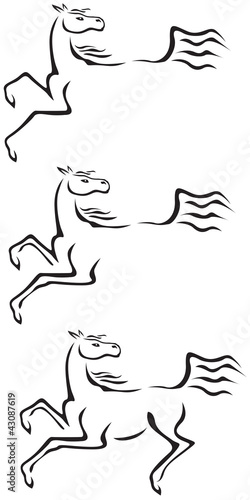 Contour horse