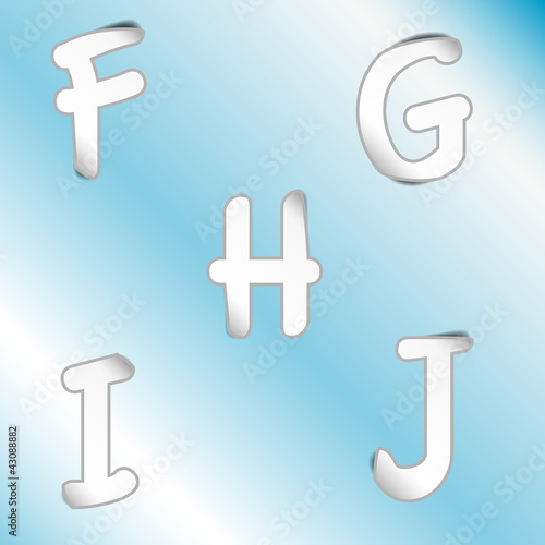 alphabet _F,G,H,I,J