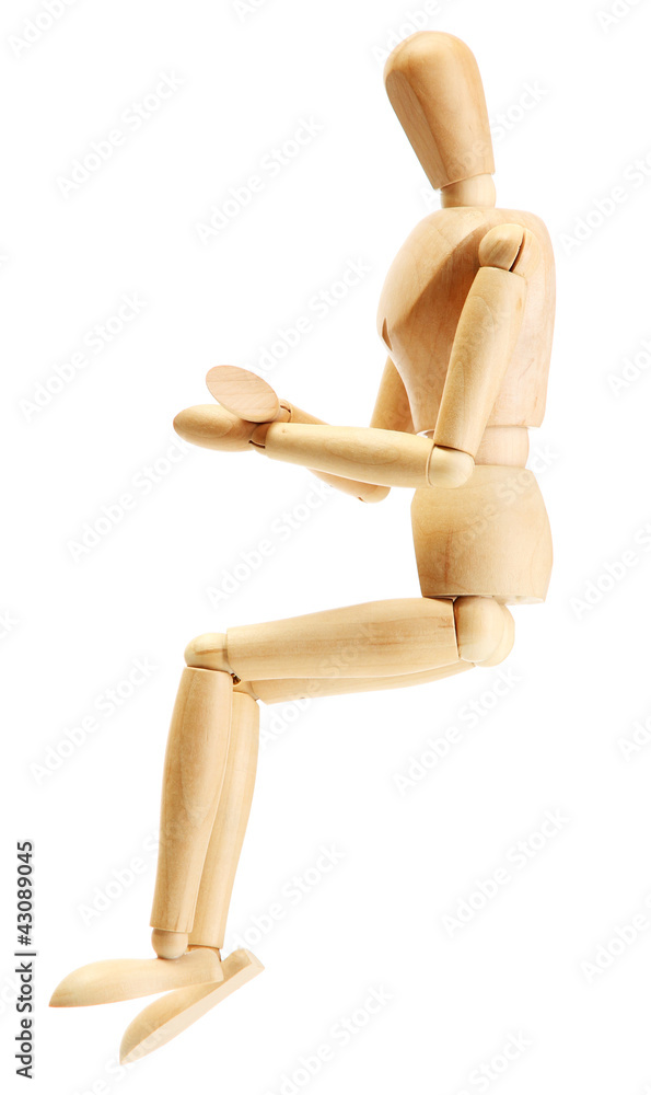 wooden mannequin isolated on white wooden mannequin isolated on white