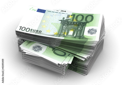 Stack of Euro