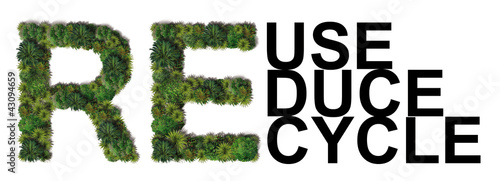 The ecology of recycle, reuse and reduce 