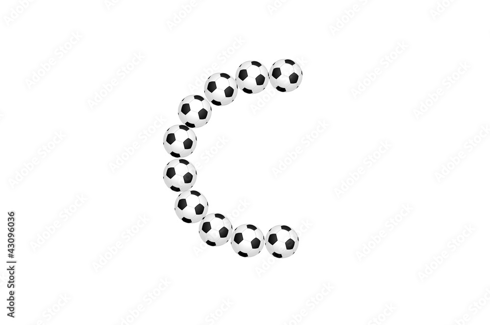 Soccer alphabet C