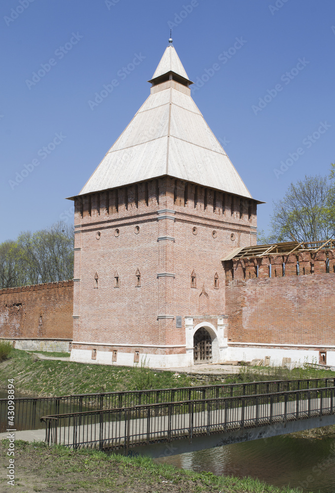 Smolensk fortress tower and wall