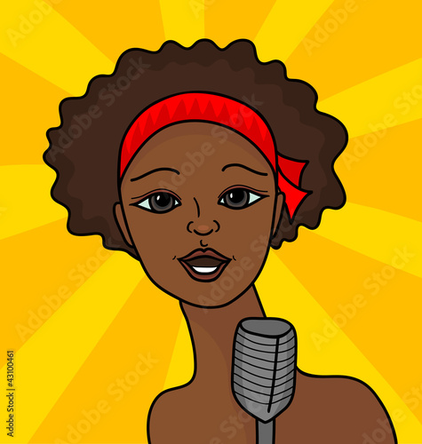 The singing woman