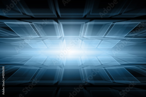 Abstract  background. Abstract blue business science or technolo photo