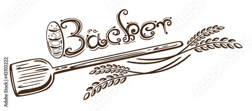 Bäcker, Brot, Mehl, Getreide, Korn, vector