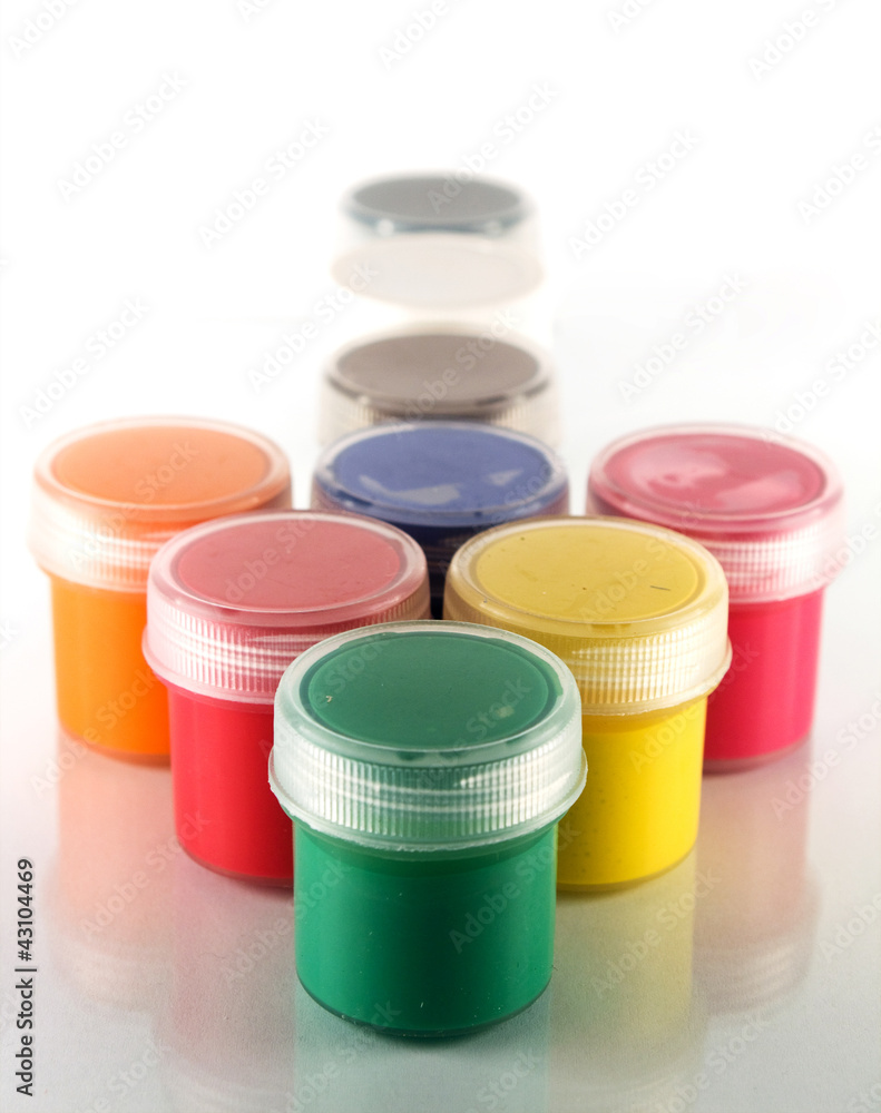 Paint in jars Paint in jars