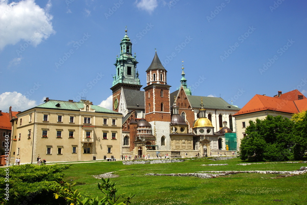 Wawel Cathedral, Wawel Hill in Cracow Wawel Cathedral, Wawel Hill in Cracow