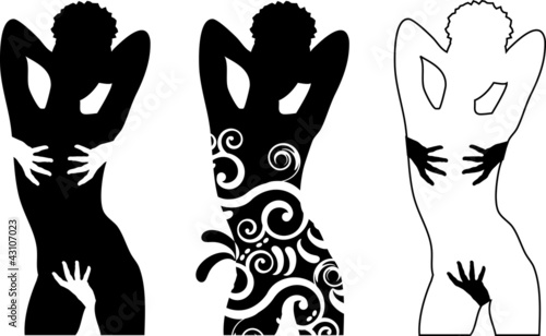 women silhouettes style